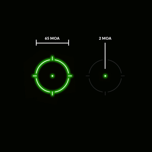 Holosun - HS510C Multi Reticle Sight - Green Dot - Solar Panel - FDE - HS510C-FDE-G