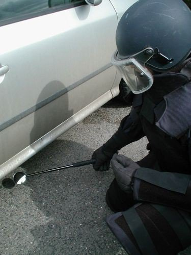 ESP - Tactical Mirror for Telescopic Baton, with case - 71 mm - M-2 HOLDER