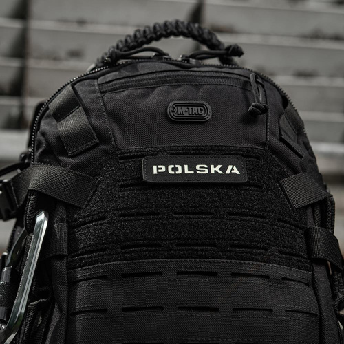 M-Tac - Patch - Poland 25х80 - Laser Cut Fluorescent - Black/White - 51004202