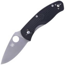 Spyderco - EDC Knife Persistence Lightweight FRN Black - Satin PlainEdge - Black - C136PBK