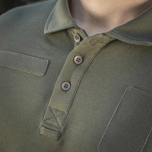 M-Tac - Tactical Polo Shirt with Long Sleeves - Army Olive - 80021062