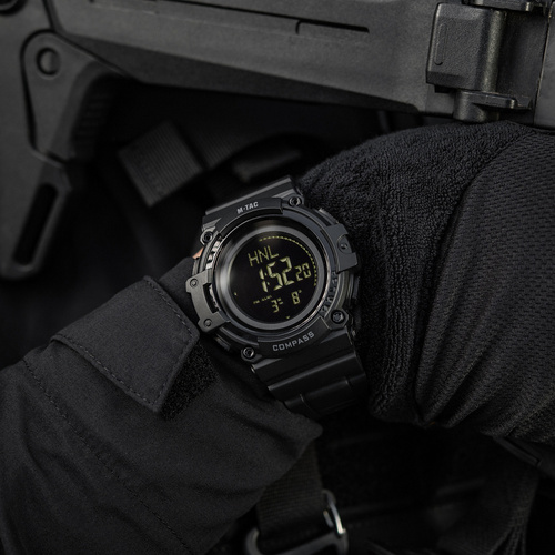 M-Tac - Tactical Watch with Compass 2233 - Black - 50010002