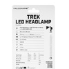 Falcon Eye - Headlamp Flashlight Trek - 330lm - USB-C - Rechargeable - Dual Power System - Green - FHL0034