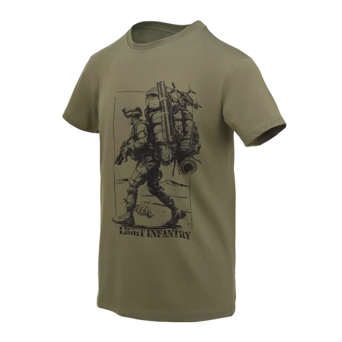 Helikon - T-shirt Light Infantry - Olive Green - TS-LIF-CO-02