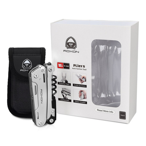 Roxon - Multitool S801S with a Set of Bits - Pearl Grey - CM1334