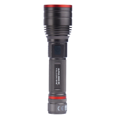Falcon Eye - Handheld Flashlight Alpha 2000 RC - Strobe - Focus - 2000 lm - Black - FHH0123