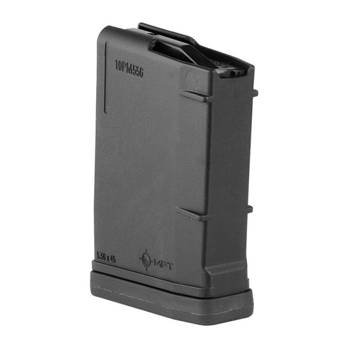 MFT - Polymer Magazine for AR-15 / M4 - 5,56 x 45 mm/.223/.300 AAC Blackout - 10 Rounds - Black - 10PM556BAG-BL