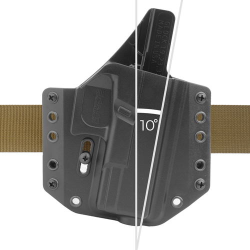 Bravo Concealment - OWB Holster for Glock 19, 23, 32, 45 Pistols - Right Hand - Polymer - BC10-1001