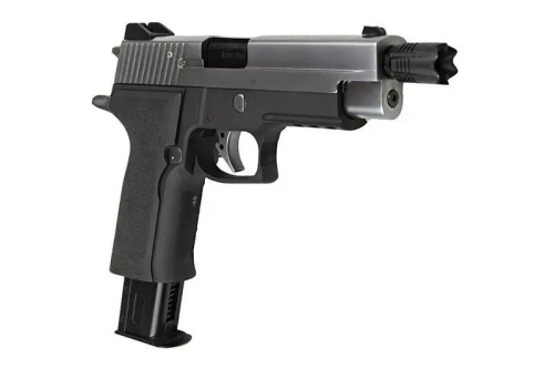 WE - ASG Pistol Replica P-Virus - Green Gas - Black/Silver - WET-02-006748