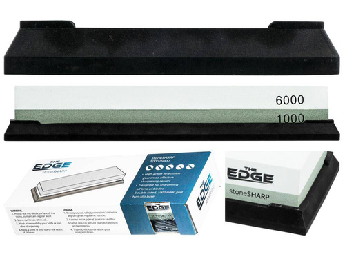 The Edge - StoneSHARP Sharpening Stone - 1000 / 6000 Grit - 555-003