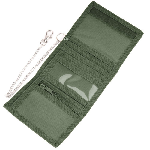 Mil-Tec - Walet with chain - OD Green - 15811001