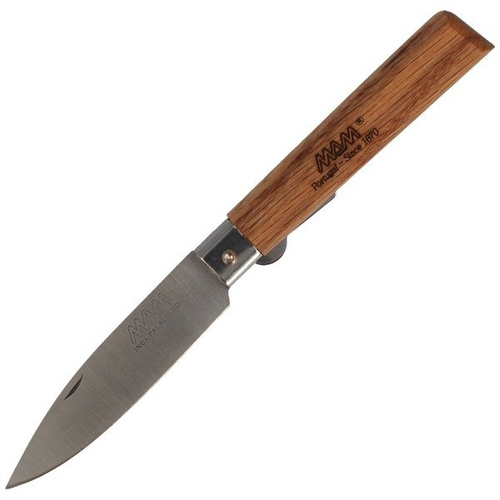 MAM - Operario Pocket Knife with Blade Lock - Medium Dark Beech Wood - 2036/3-A-B-MW