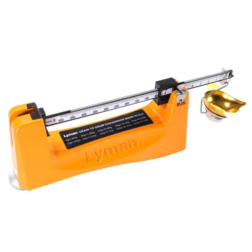 Lyman - Gunpowder Measuring Brace Scale Brass Smith 500 - Orange - 7752225