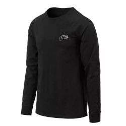 Helikon - Helikon-Tex Logo Long Sleeve T-Shirt - Black - TS-HLT-CO-01