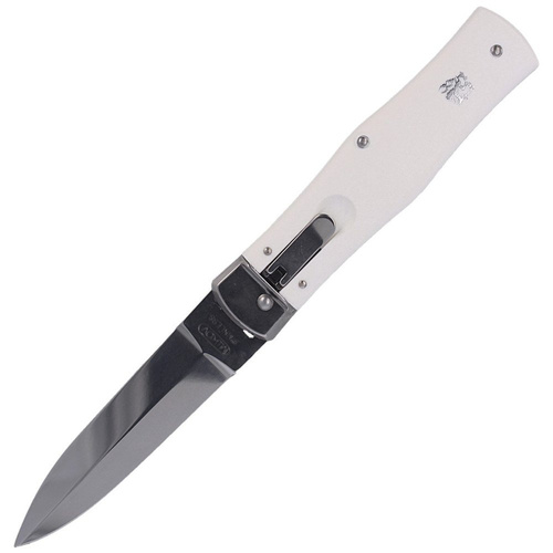 Mikov - Spring Knife Predator - ABS White - AISI 420 - White - 241-NH-1/N WHITE