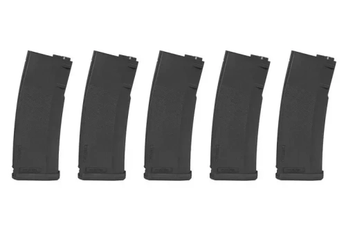 Specna Arms - S-Mag Mid-Cap Magazine Set - 5 pcs. - 125 BB's - Black - SPE-05-025718 