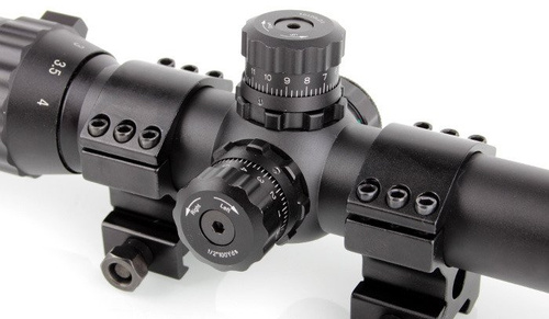 ASG - 1-4x24 Short Dot Sight - Illuminated reticle - 19214