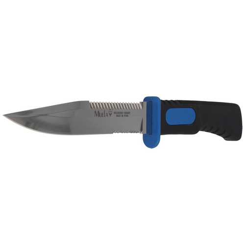 Muela - Diver Knife Black-Blue 140mm - SUB-14.3