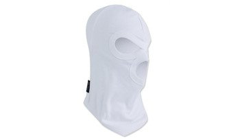 Mil-Tec - Balaclava - 3 Holes - Cotton - White - 12109007