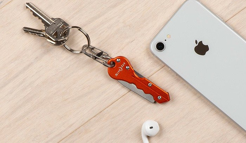 Nite Ize - DoohicKey Key Chain Hook Knife - Olive - KMTC-08-R7