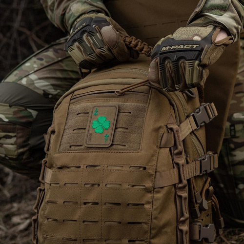 M-Tac - Lucky Card Patch - Cordura 500D - Clover - Coyote - 51391005