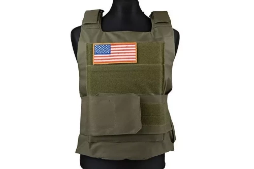 GFC Tactical - Tactical Vest Personal Body Armor - Olive - GFT-18-000888