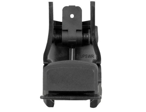 MFT - Back Up Polymer Flip Up Rear Sight - Black - BUPSWR-BL