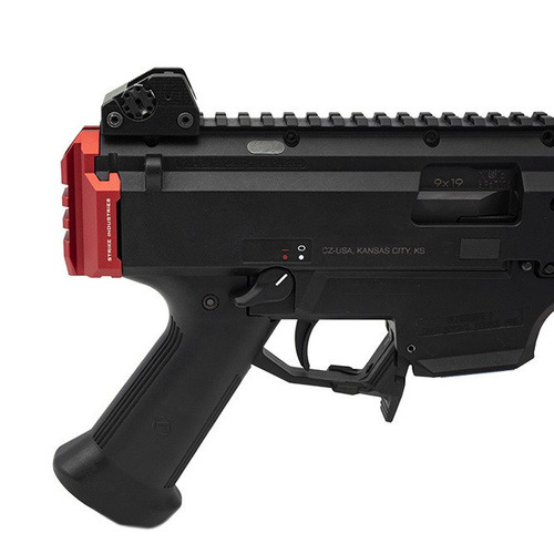 Strike Industries - Scorpion EVO3 Stock Adapter Back Plate - Black - SI-CEVO-SA-QD-BK