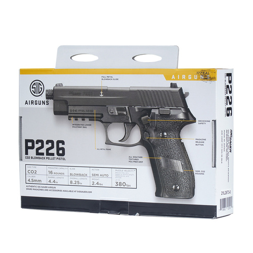 Sig Sauer - Airgun SIG P226® ASP - Blow Back - 4,5 mm - Black