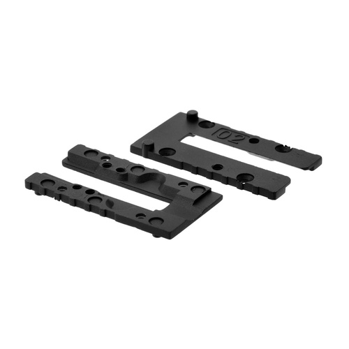 Umarex - Plate Adapter for Glock MOS 3 4 pcs for C-More / Leupold / Trijicon / Docter - Black - 2.8500