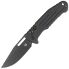 Fox - Automatic Knife New Smarty - Clip Point - Aluminum - PVD - N690Co - Black - FX-503 ALB
