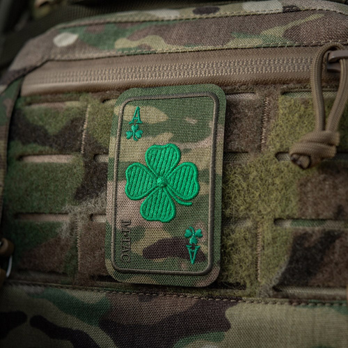 M-Tac - Lucky Card Patch - Cordura 500D - Clover - MultiCam - 51391008