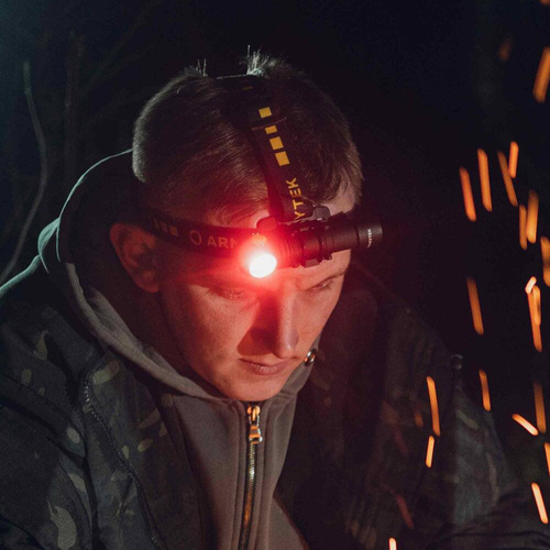 Armytek - Headlamp Wizard C2 WR - Magnet Charger - 1100 lm - 18650 - Black - F06901C