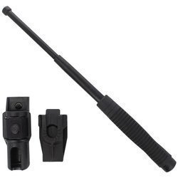 ESP - Hardened expandable baton with holder - 16" - Ergonomic handle - Black - ExB-16HE BLK BH-54