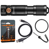 Fenix - Rechargeable LED Keychain Flashlight E05R - 600 lumens - Black - 039-493