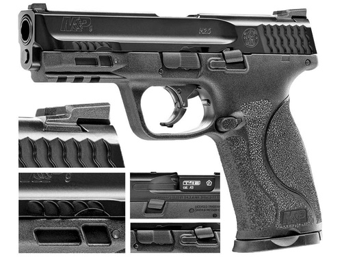 Umarex - Rubber Bullet Gun RAM - Smith & Wesson M&P9 M2.0 Replica T4E - Cal. .43 - 2.4767