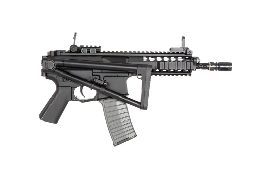 Double Bell - PDW BI-8002 Electric Carbine Replica - Black - DBY-01-000830