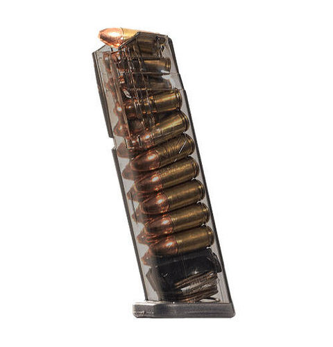 ETS - Polymer Magazine For Sig Sauer 320 - 9x19 mm - 17 Rounds - Carbon Smoke Series - SMK-SG9-320-17