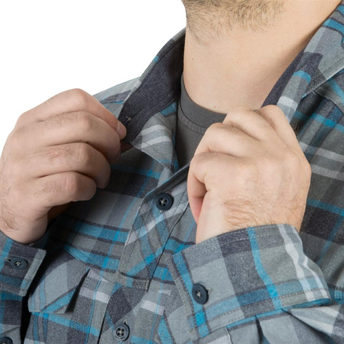 Helikon - Defender Mk2 Pilgrim Shirt® - Blue Plaid - KO-DPG-SR-P6501