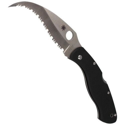 Spyderco - Civilian™ G-10 Black Knife - C12GS