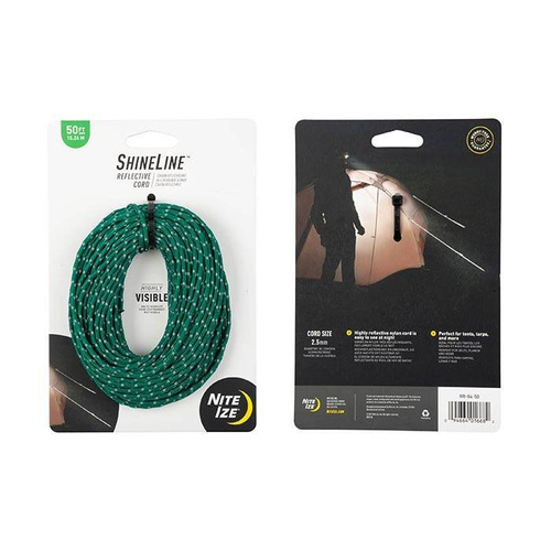 Nite Ize - ShineLine™ Reflective Cord - Green - 15 m - RR-04-50