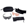 SwissEye - Ballistic Glasses Blackhawk With Visor Set - Black Frame - 40421