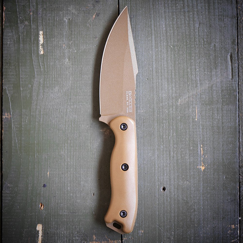Ka-Bar - Becker Harpoon Survival Fixed Knife - Coyote Tan - BK18