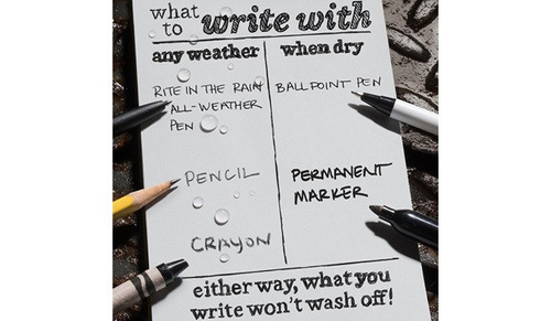 Rite in the Rain - All-Weather Notebook - 4 5/8 x 7" - 873 - Gray