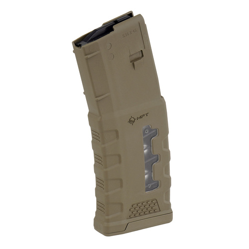 MFT - Polymer Window Magazine Extreme Duty for AR-15 / M4 - 5,56 x 45 mm/.223 - 30 Rounds - Scorched Dark Earth - EXDPM556-W-SDE