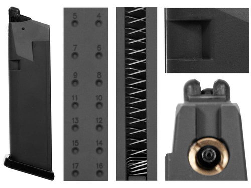 Umarex - Magazine for Glock 17 Gen 4 Replica - CO2 - 2.6434.1