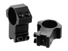 Leapers - Two Piece Mount AccuShot 1"/11 - 25.4mm - High - Black - RGPM-25H4