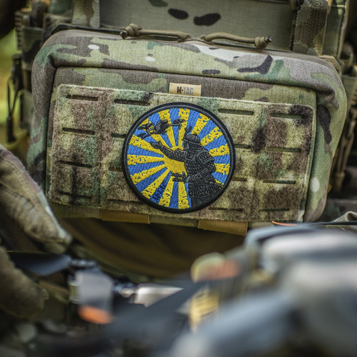 M-Tac - Way of the Samurai Patch - Embroidery - Yellow/Blue - 51426002