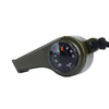 Mil-Tec - Survival Whistle - Compass - Thermometer - Green - 16327000
