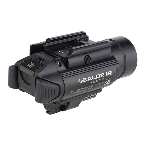 Olight - Weapon LED Light with Laser Sight BALDR IR - 1350 lumens - Black